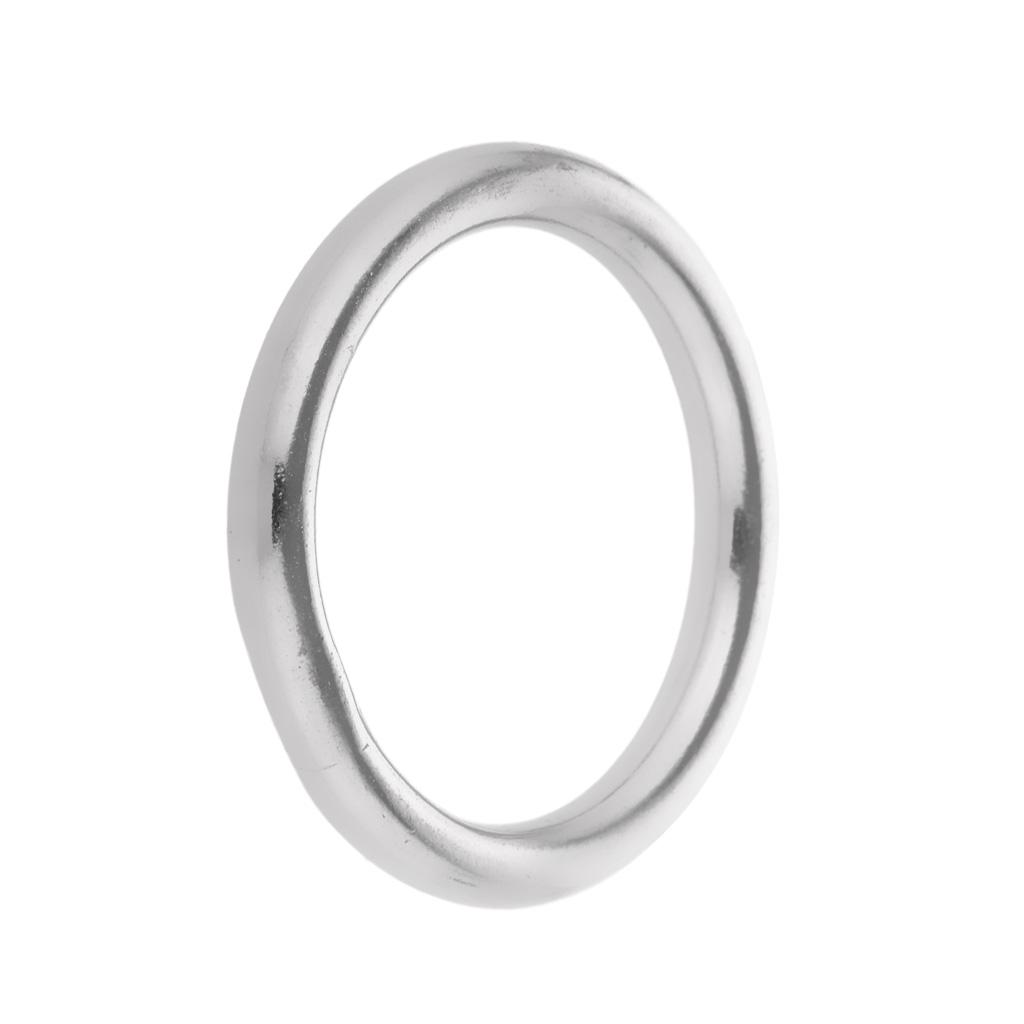 2X Stainless Steel O Circle Craft Heavy Duty Boat 6 * 50mm