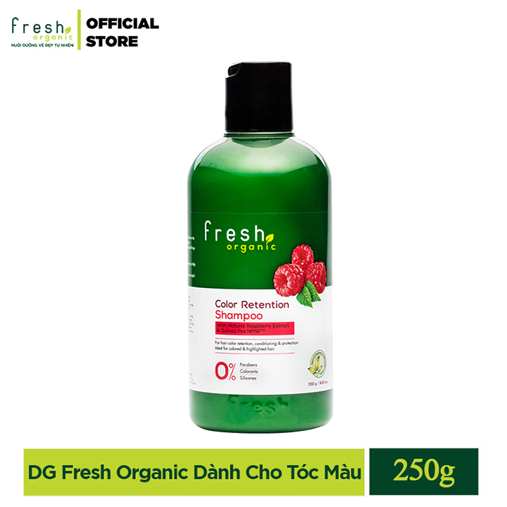 Bộ Đôi Gội 250g - Xả 65g Dành Cho Tóc Nhuộm Fresh Organic Rasberry chính hãng