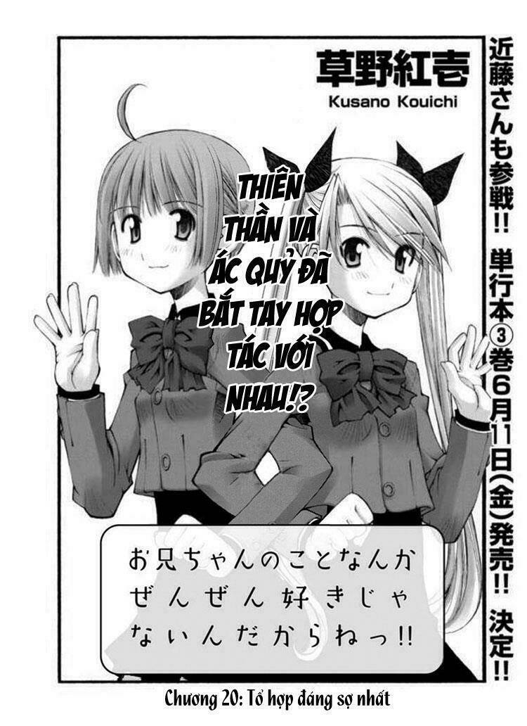 oniichan no koto nanka zenzen suki ja nai n da kara ne!! chapter 20 7