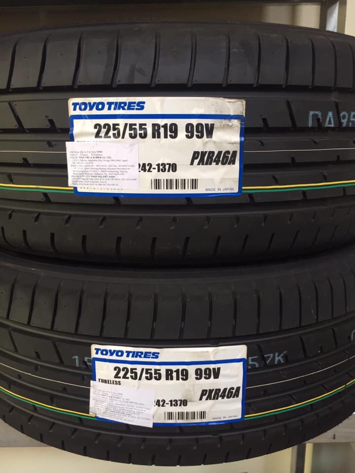 LỐP THEO XE MAZDA CX5/CX8 225/55R19 TOYO PXR46A NHẬP KHẨU NHẬT BẢN (Made in Japan)