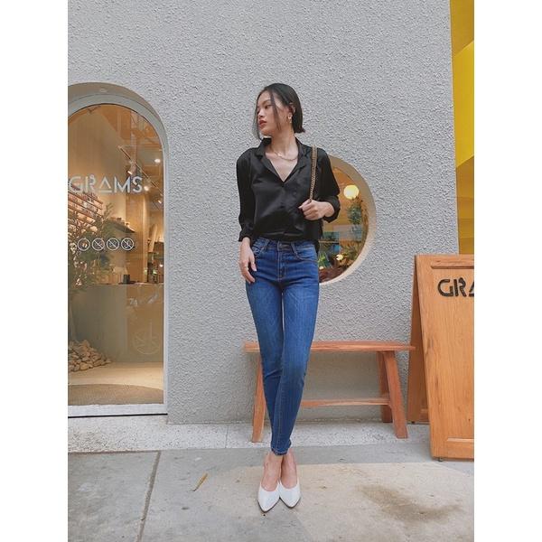 Quần jean nữ skinny co giãn 4 chiều