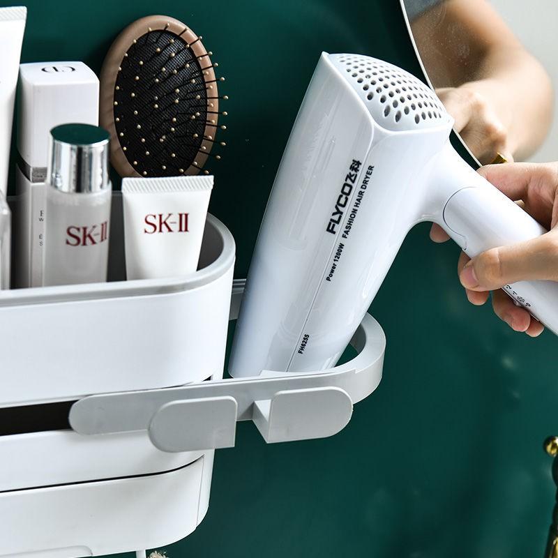Kệ Nhà Tắm Kiêm Giá Đỡ Máy Sấy Tóc Đa Năng Dễ Dàng Lắp Đặt Thời Trang Tiện Lợi