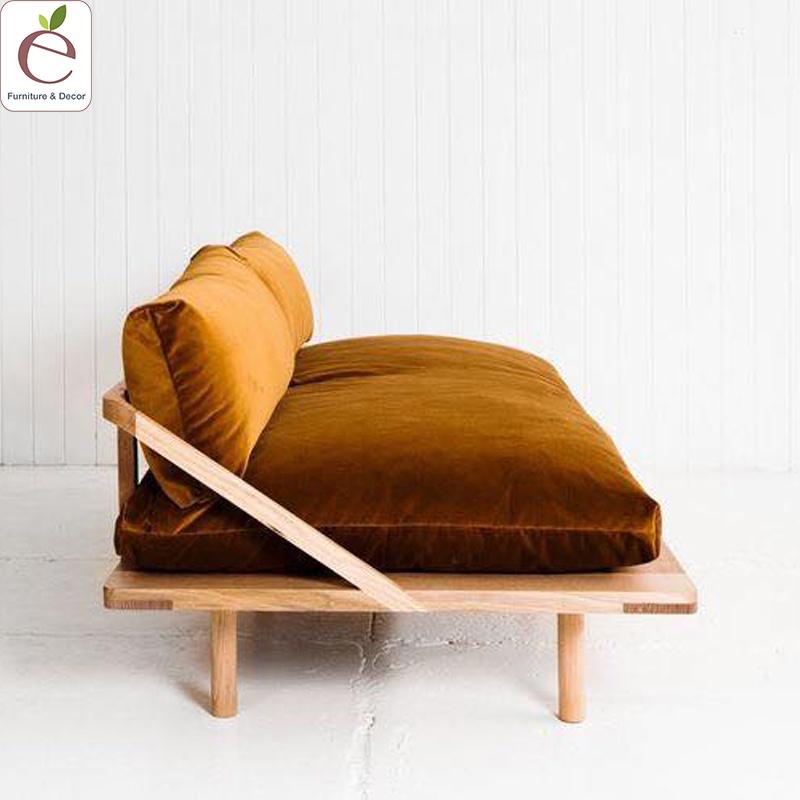 Sofa Dream Couch (Pop &amp; Scott Sofa) - Sofa gỗ tự nhiên, bọc vải, nỉ, da, màu tùy chọn. Hàng gia công tỉ mỉ.