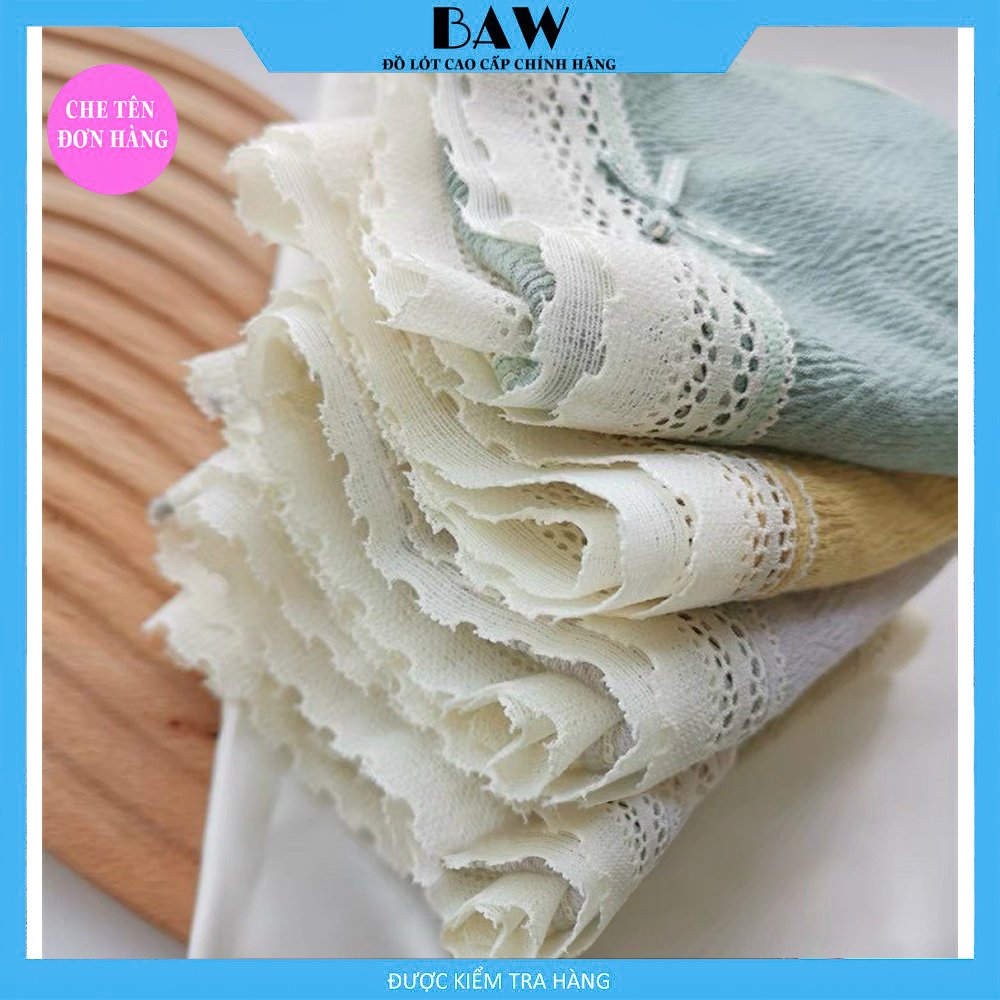 Quần Lót Nữ, Bộ 5 Quần Lót Ren Nữ Cao Cấp Mềm Mịn Hàng Thương Gia, Quần Lót Nữ Kháng Khuẩn, Quần Lót Nữ Co Giãn Tốt Thương Hiệu Baw Mã QLM88