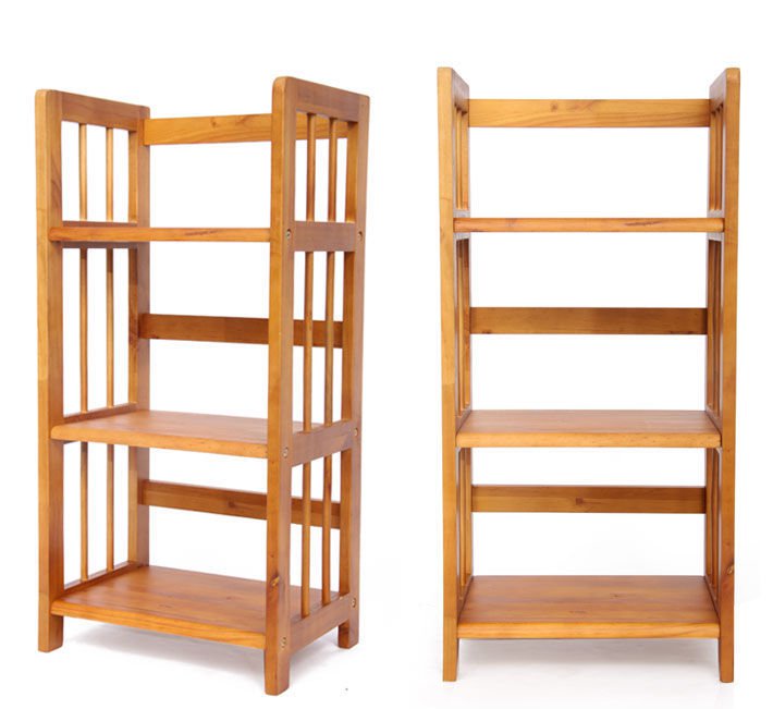 Kệ Sách 3 Tầng Dài 40 cm Gỗ Cao Su
