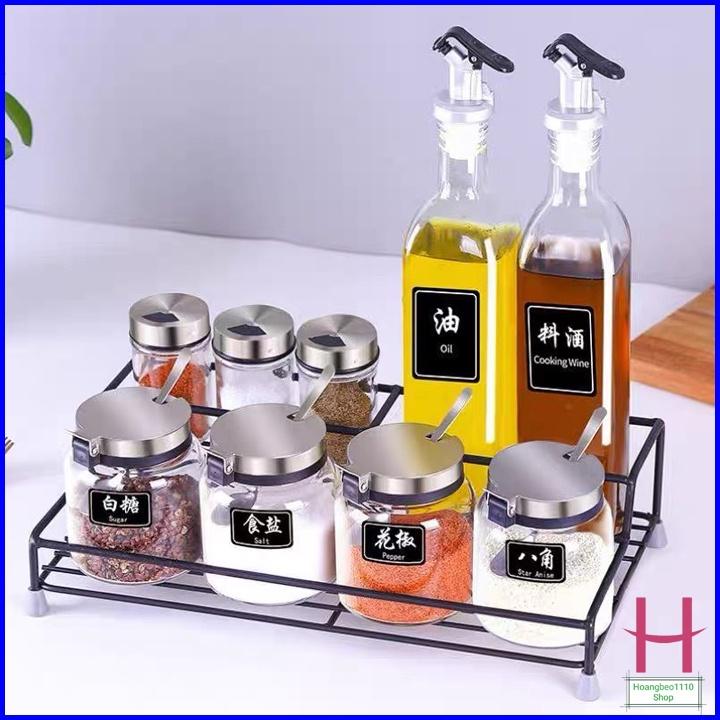 Kệ đựng gia vị, Kệ để đồ thông minh 2 tầng đa năng tiết kiệm không gian