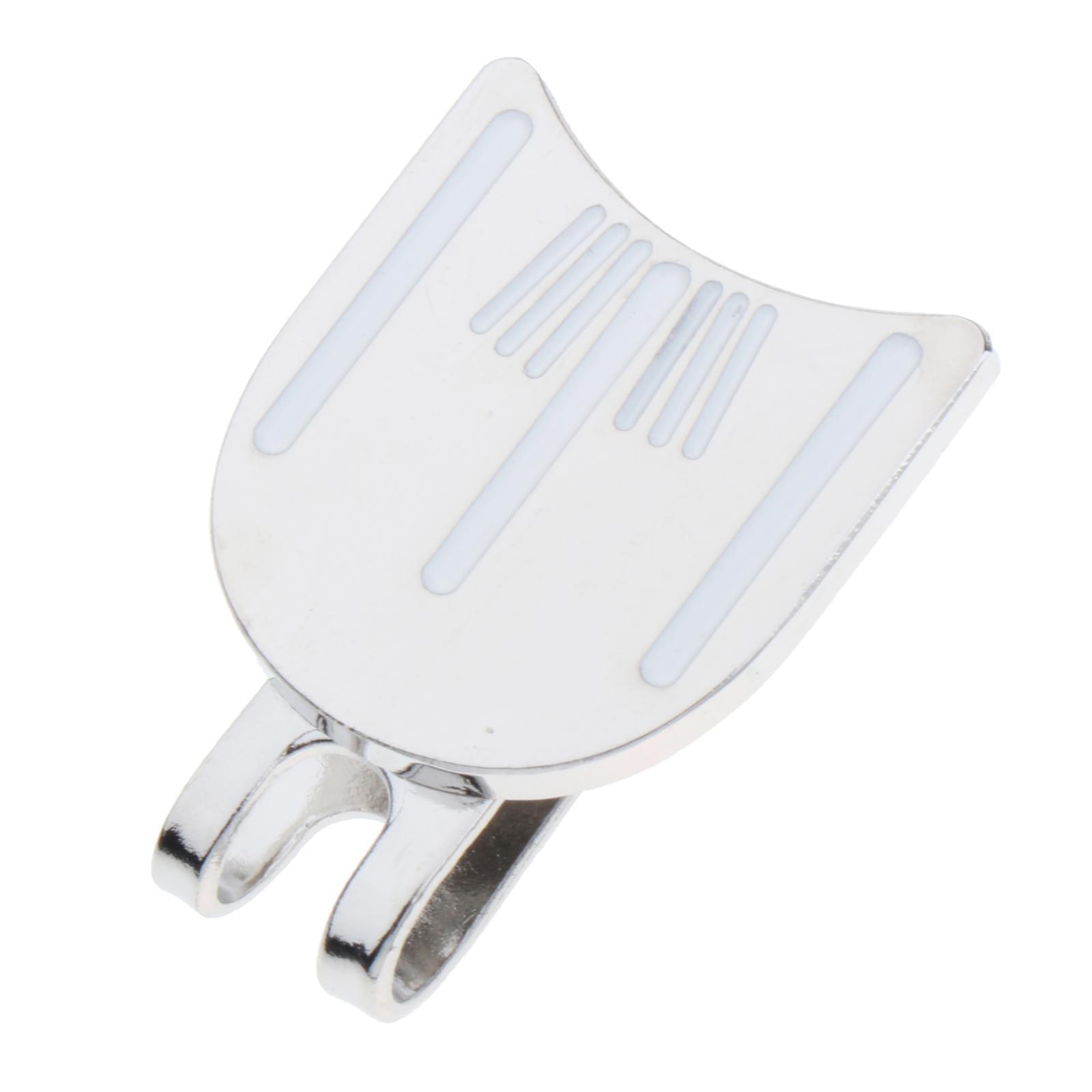 2x Golf Hat Clip  Marker Putt Alignment Tool Marker