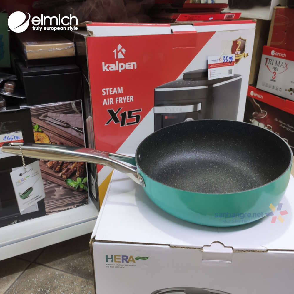 Chảo chống dính Full induction Elmich Hera EL8243 size 28cm - Hàng chính hãng