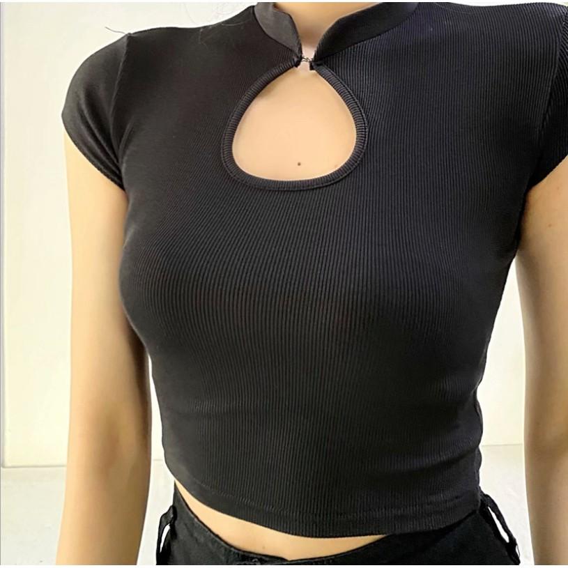 Áo croptop kiểu giọt nước Crop-top shirt - BR027