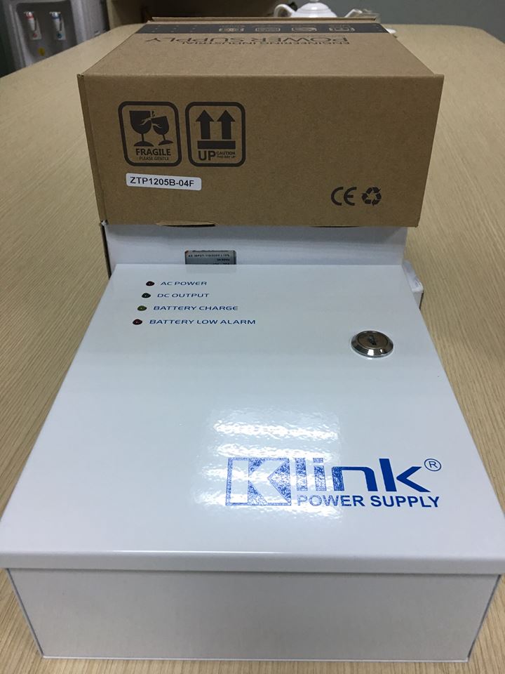 Bộ cấp nguồn điện dự phòng Klink dành cho hệ thống 4 camera giám sát và đầu ghi