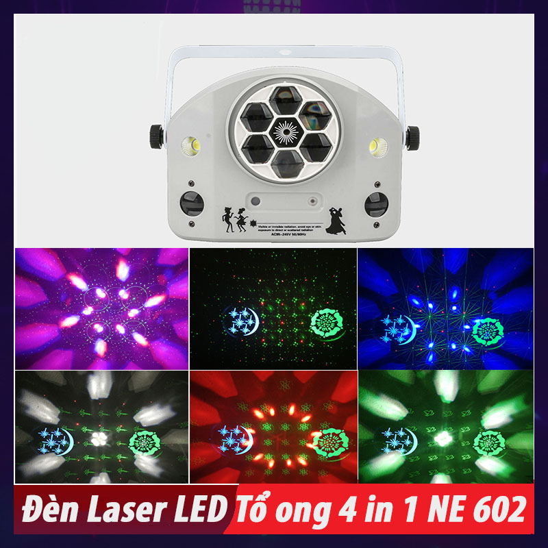 Đèn Laser LED Tổ ong 4 in 1 NE 602