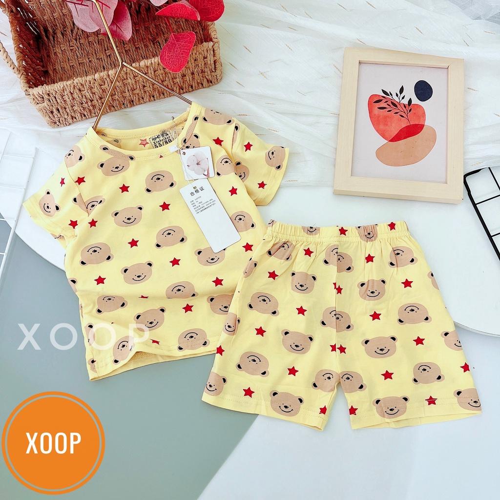 Xả ! Size nhỡ b1 (18-23kg) !!! Bộ cộc xuất hàn in tràn hàng quảng châu cho bé