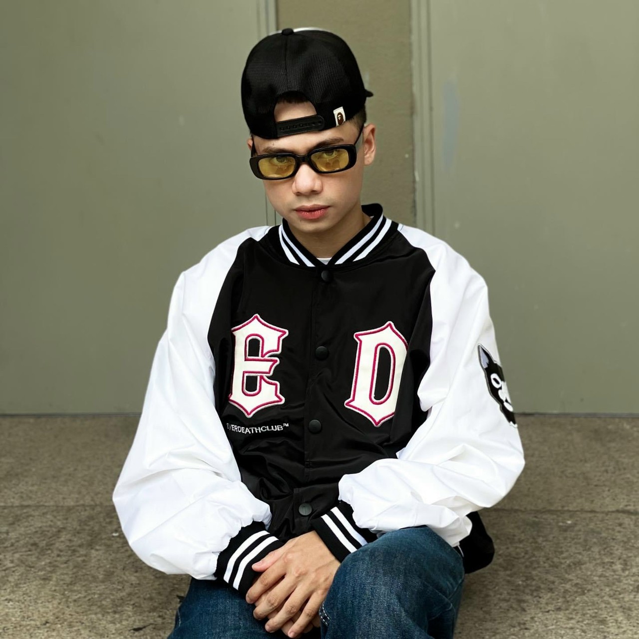 Áo khoác dù Death Baseball Jacket, áo khoác dù in chữ DBJ,  Áo khoác bomber jacket vải dù 2 lớp form ulzzang nam nữ phong cách  thời trang xuân thu sành điệu dành cho cặp đôi, Áo khoác dù bóng chàyEDC