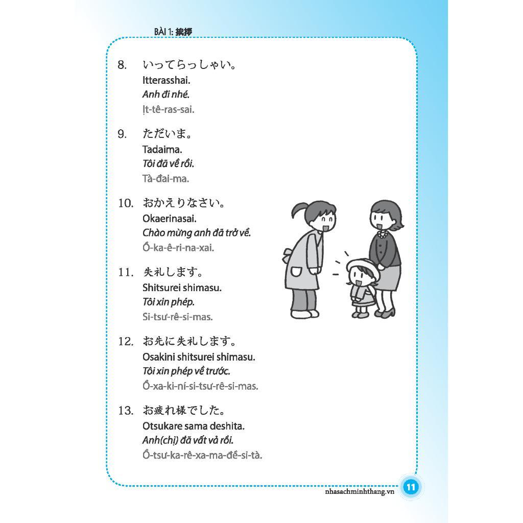 Sách - 10 Phút Tự Học Tiếng Nhật Mỗi Ngày - Minh Thắng