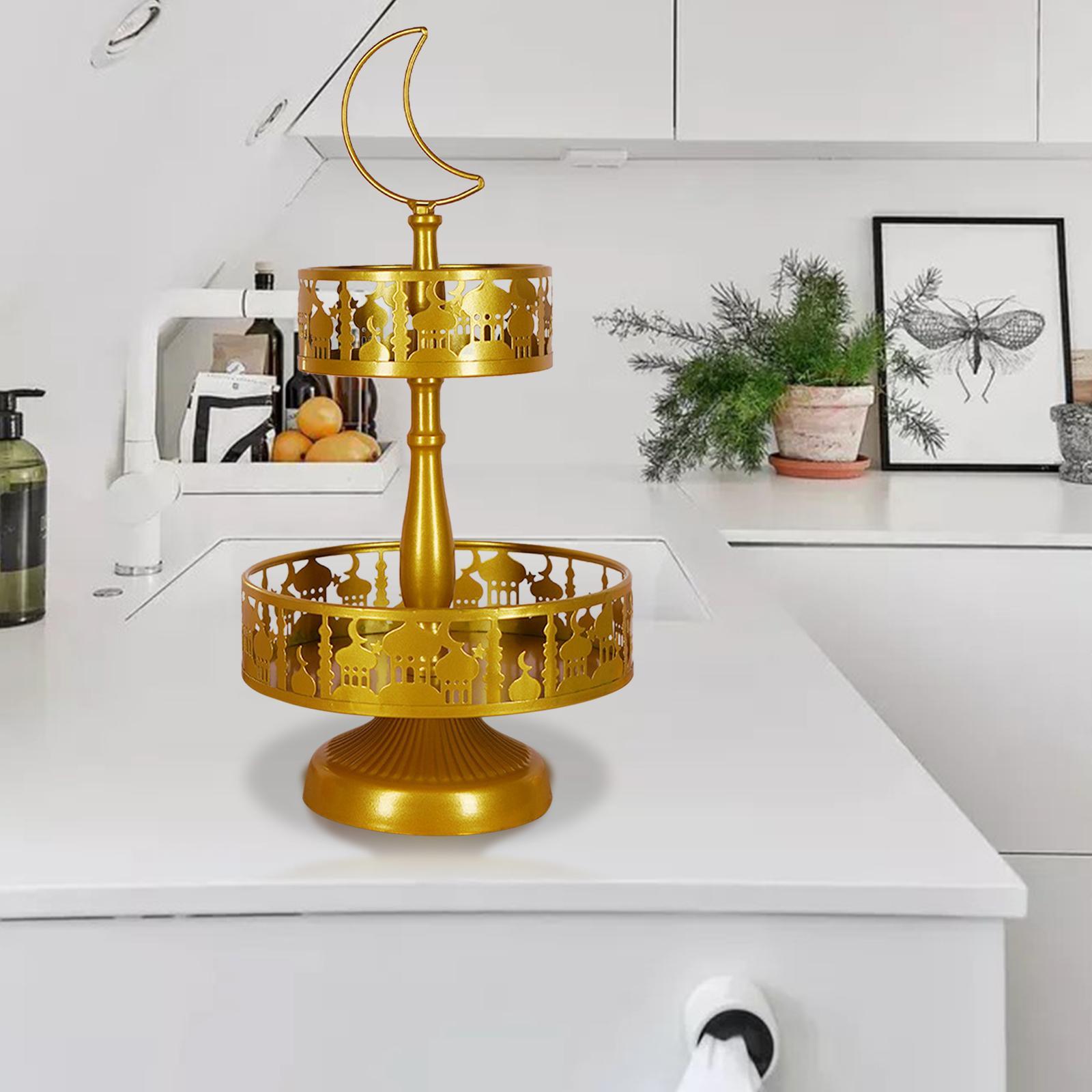 2 X Nordic Cake Stand Display Holder Decoration Iron for Wedding Holiday Use