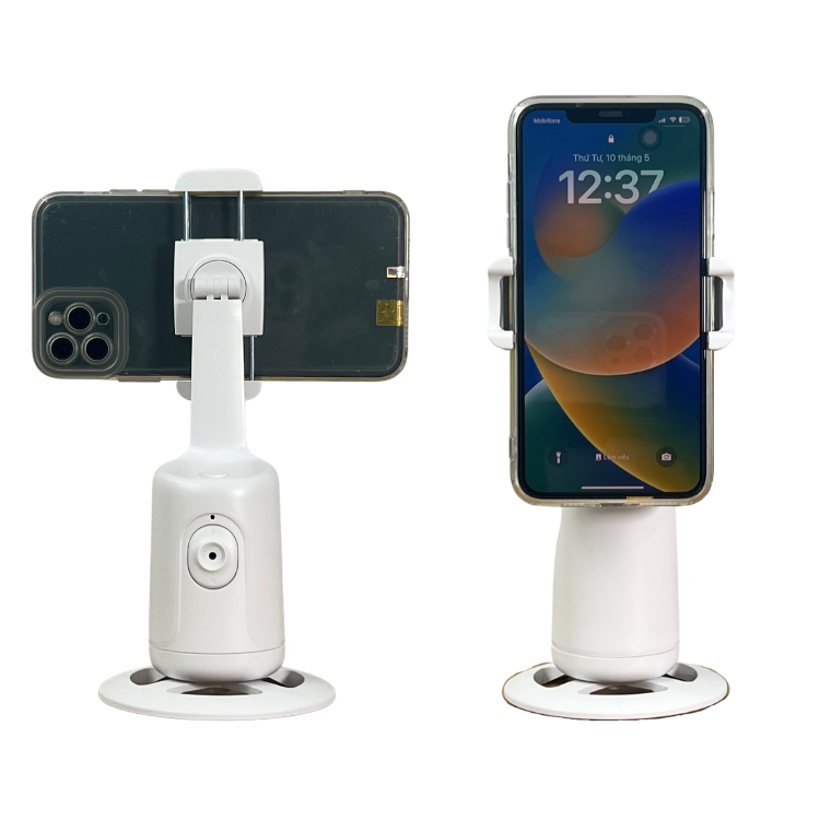 Gimbal Điện Thoại  để bàn P01 di chuyển theo  khuôn mặt Cho Quay 360 độ - Giao màu ngẫu nhiên - Hàng chính hãng