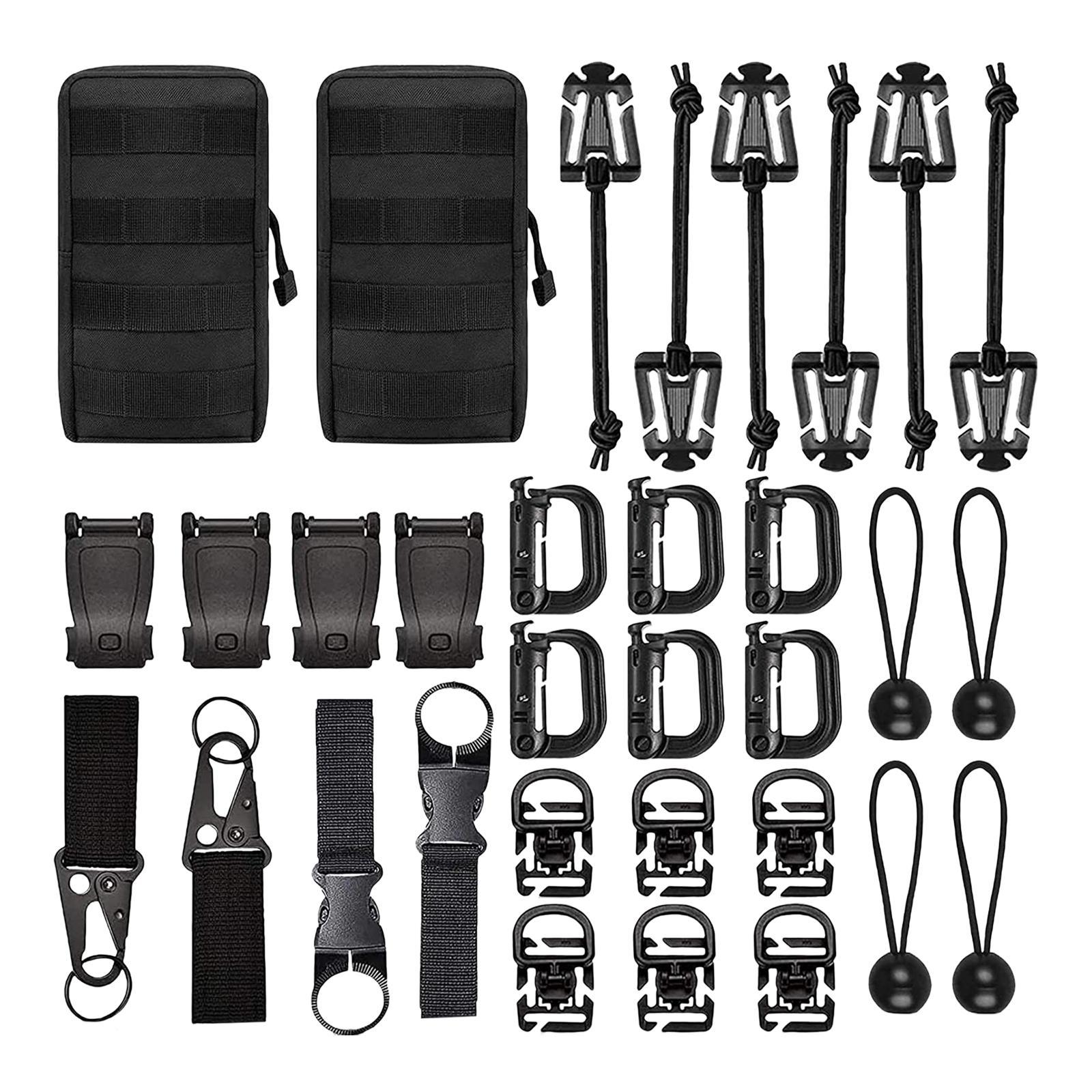 Waist Bag Pouch Key Holder Molle Accessories Attachments for Running