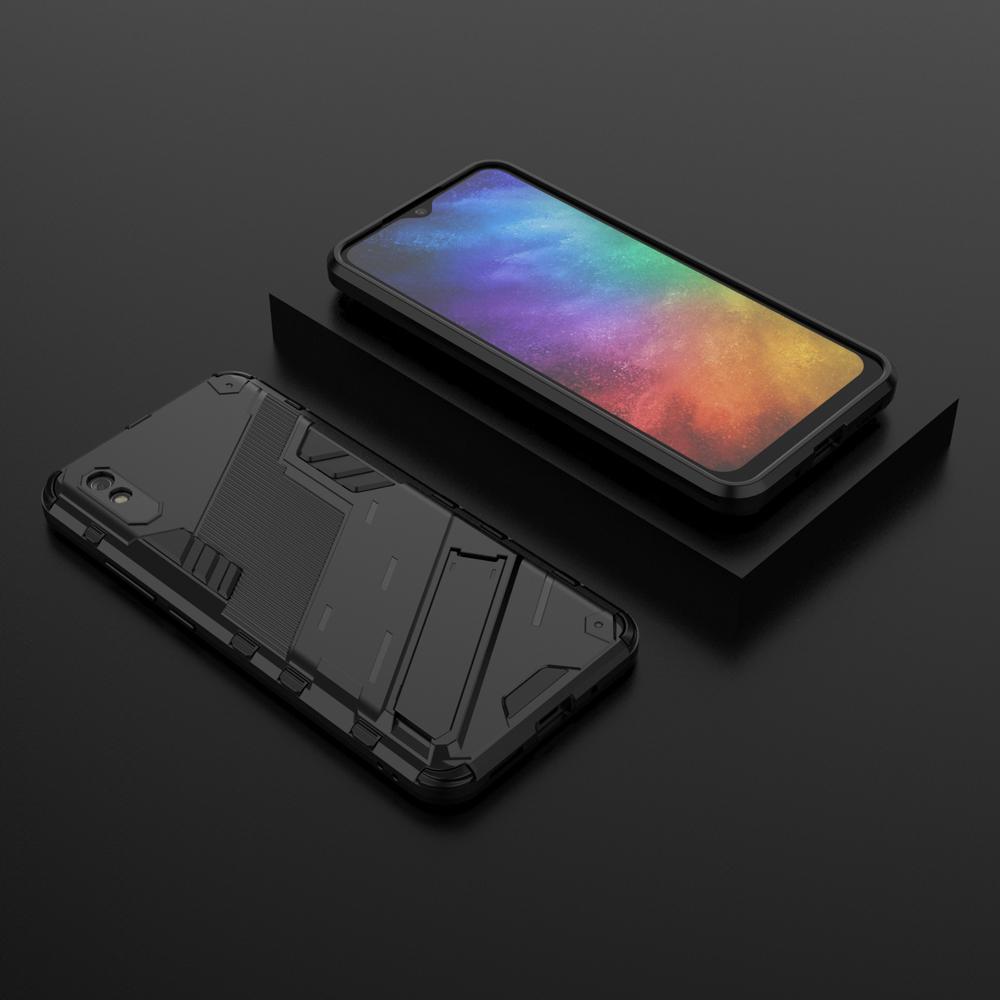 Ốp lưng cho Xiaomi Redmi 9A, Ốp chống sốc Iron Man PUNK cao cấp kèm giá đỡ cho Redmi 9A