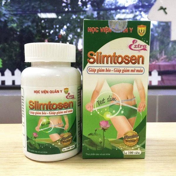 Combo 1 Thực phẩm chức năng Slimtosen + 2 trà slimutea Học viện quân y
