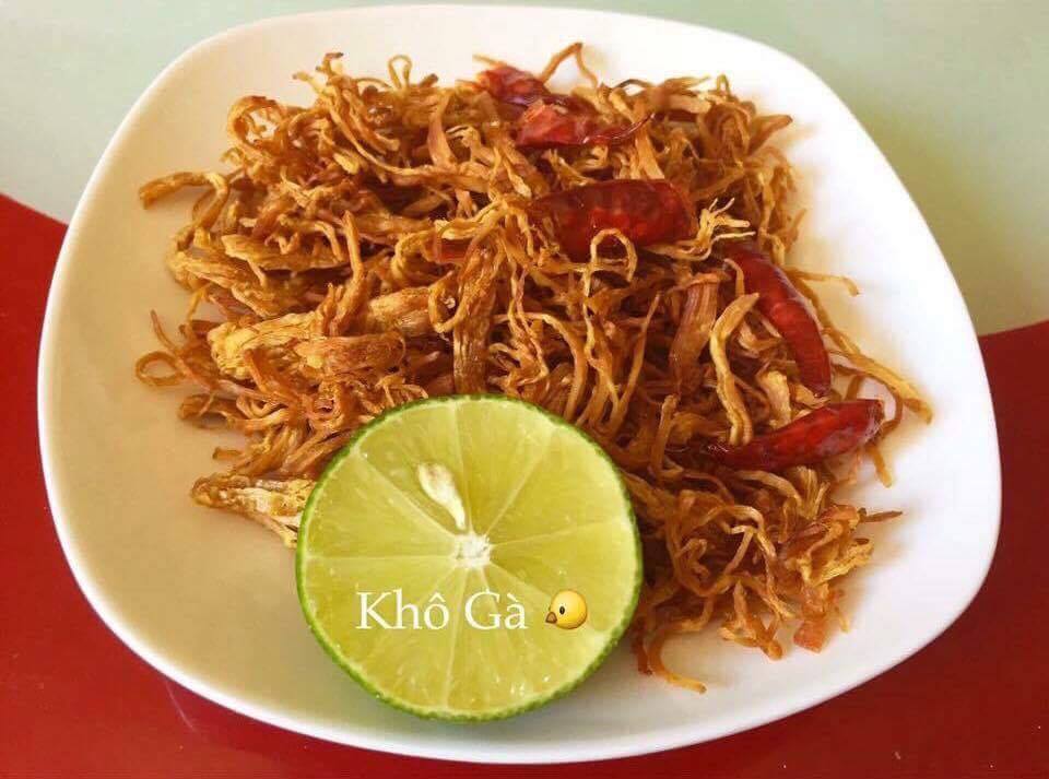 Khô gà quay tứ xuyên giòn cay Heo Mi 500g