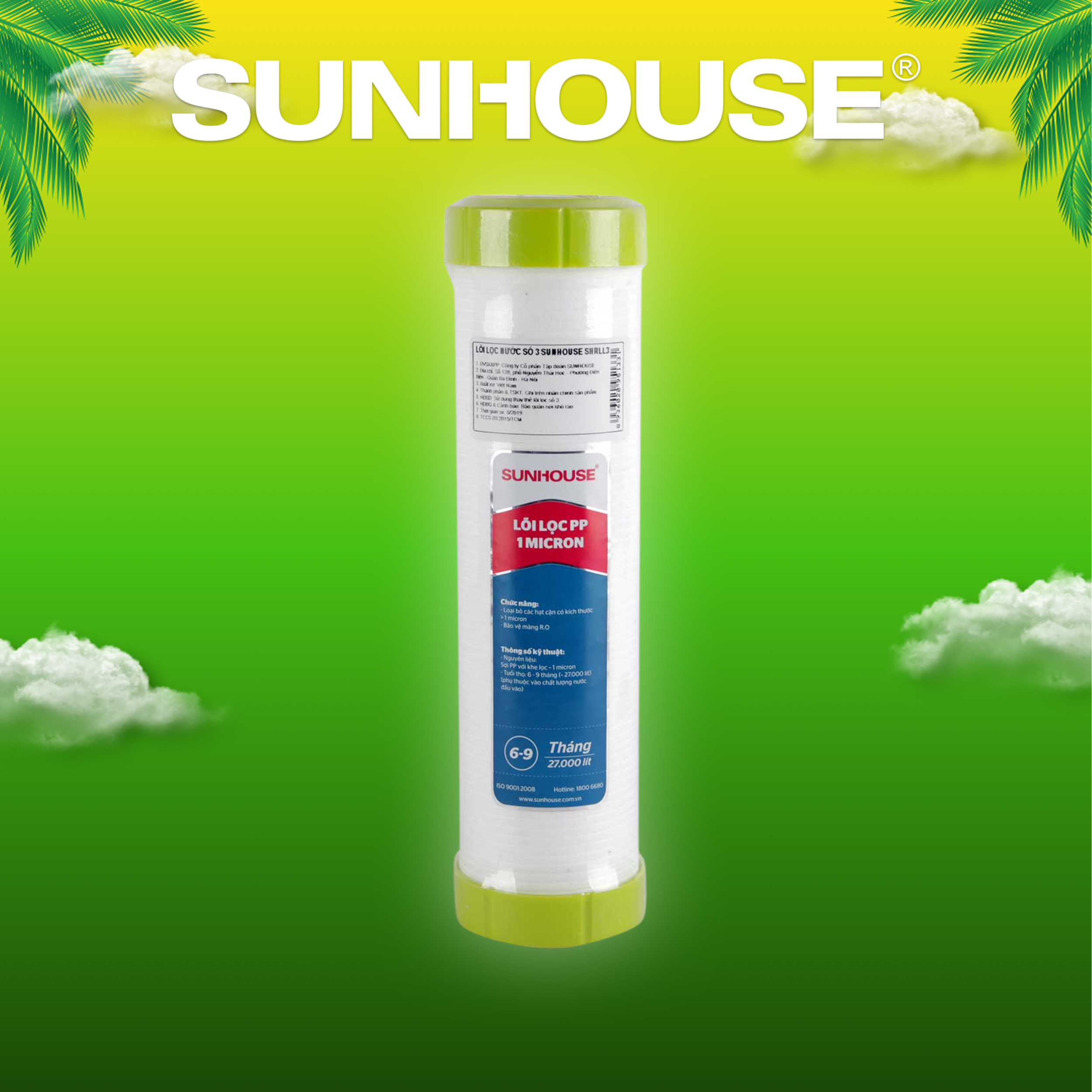 Lõi Lọc Số 3 R.O Sunhouse SHRLL3