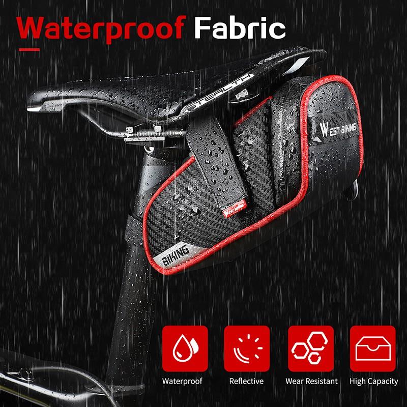 Túi Đựng Đồ Gắn Yên Sau Xe Đạp MTB Chống Sốc / Thấm Nước-Hàng chính hãng