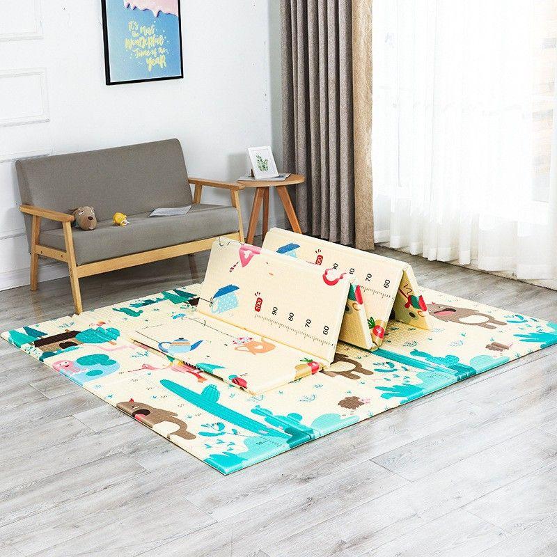 Thảm xốp lót sàn cho bé xpe có thể gấp gọn , 2 mặt chống trơn