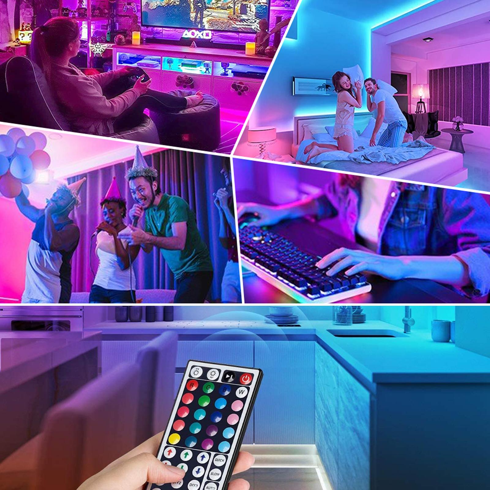 Cuộn đèn LED đổi màu có điều khiển từ xa màu sắc RGB chống nươc IP4