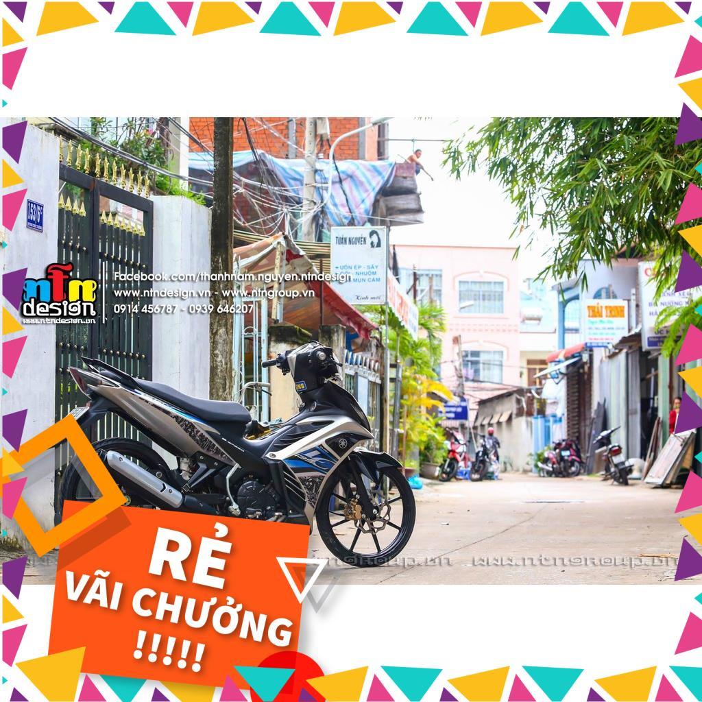 Tem Rời Exciter 135 Mẫu LC Bạc Xanh Đen