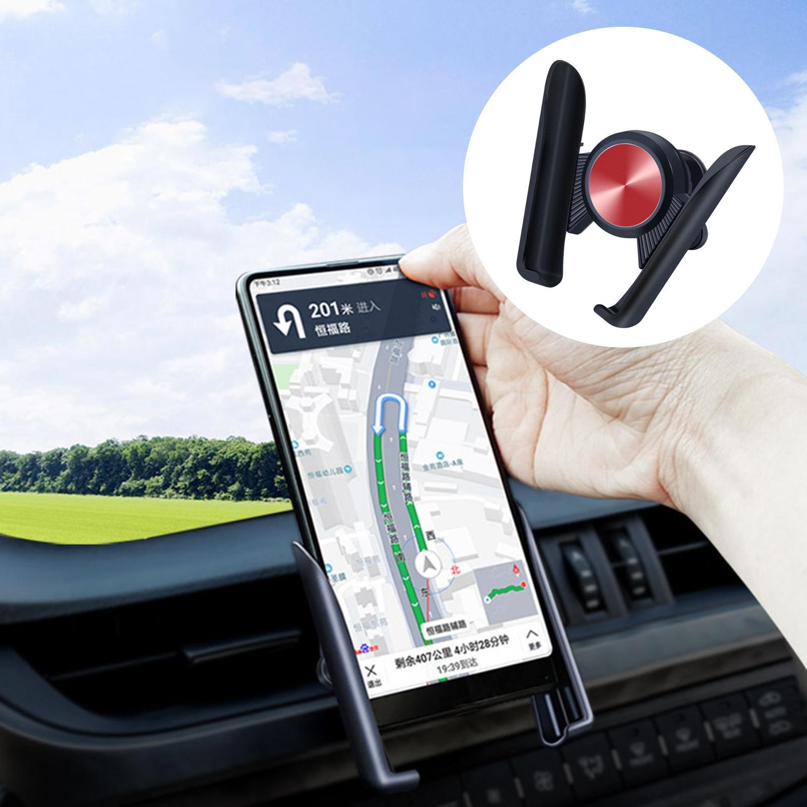 Car Phone Holder Auto 360 Rotation Navigation for 4.5-6.2inch Phones