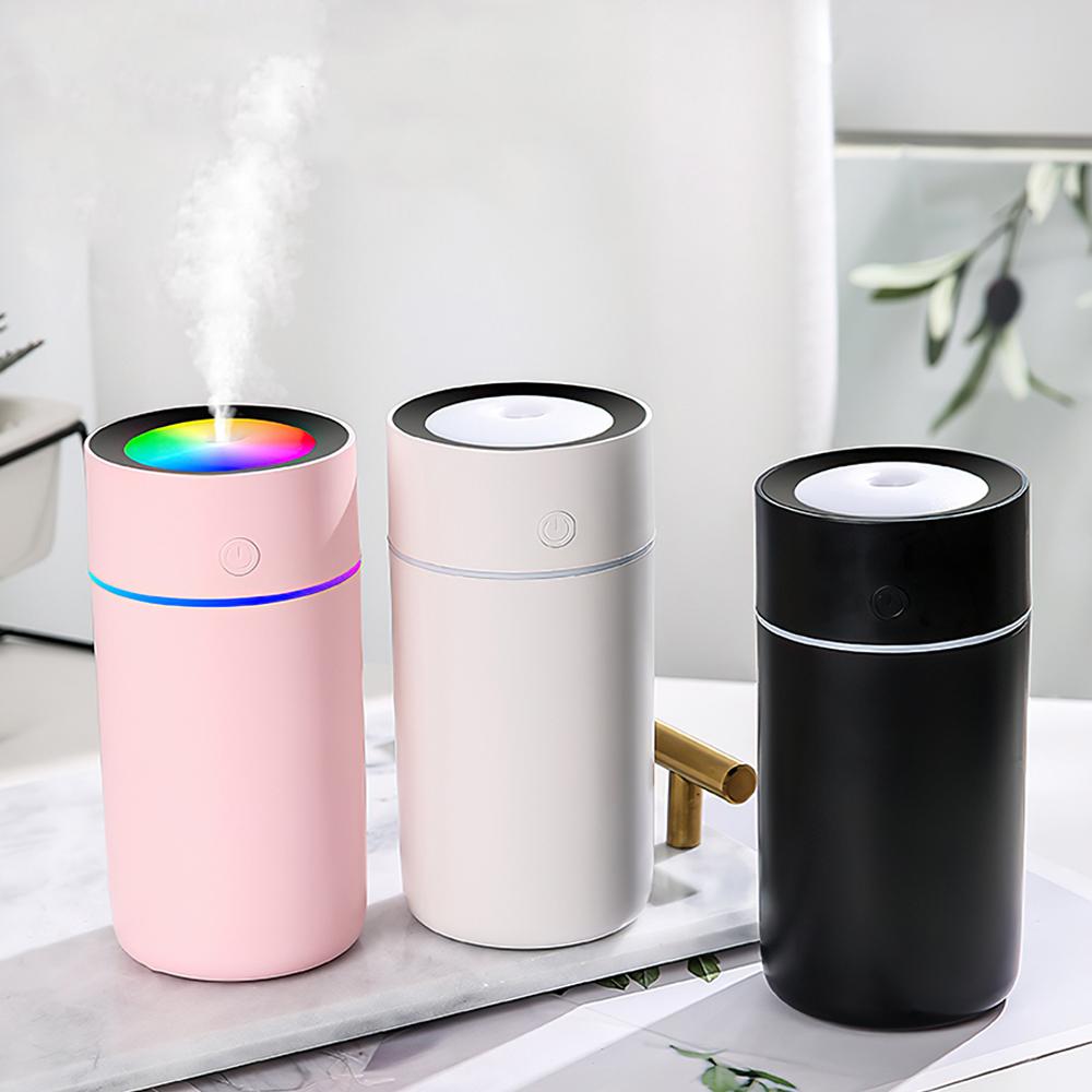 Mini Máy Tạo Độ Ẩm Không Khí Xe Ô Tô Hương Humidificador Nhiều Màu Sắc Cốc Thơm Nước Khuếch Tán Ánh Sáng Đèn LED Siêu Âm Thanh USB Thoáng Mát Phun Sương Tạo Phun Sương Tạo Ẩm Hình Ếch Con