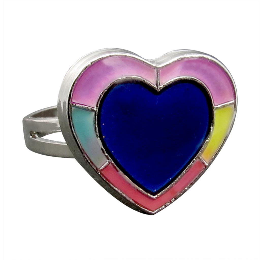 Chain Adjustable Necklace Heart Shaped Rings Pendant Necklace Jewelry