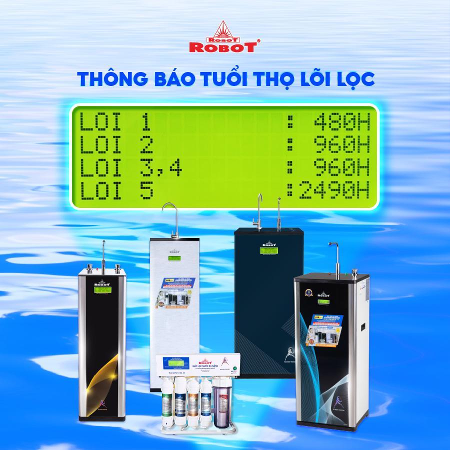 Máy Lọc Nước ROBOT Spring Pro 410G-UR Chức Năng Lọc Tích Hợp R.O + UF - Hàng Chính Hãng