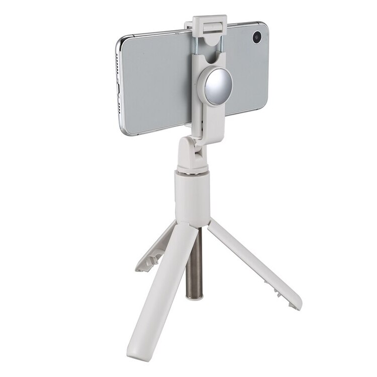 Gậy chụp hình 3 chân bluetooth K10 chụp ảnh, selfie, tự sướng bằng remote, kẹp xoay 360 độ - Hàng Chính Hãng
