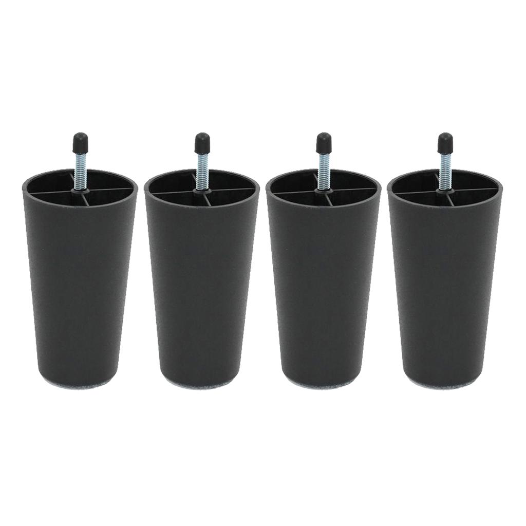 4X Giường Nâng Bàn Nâng Đồ Gỗ Đế Vuông Ốp Rồng Tầng Bảo Vệ 125mm