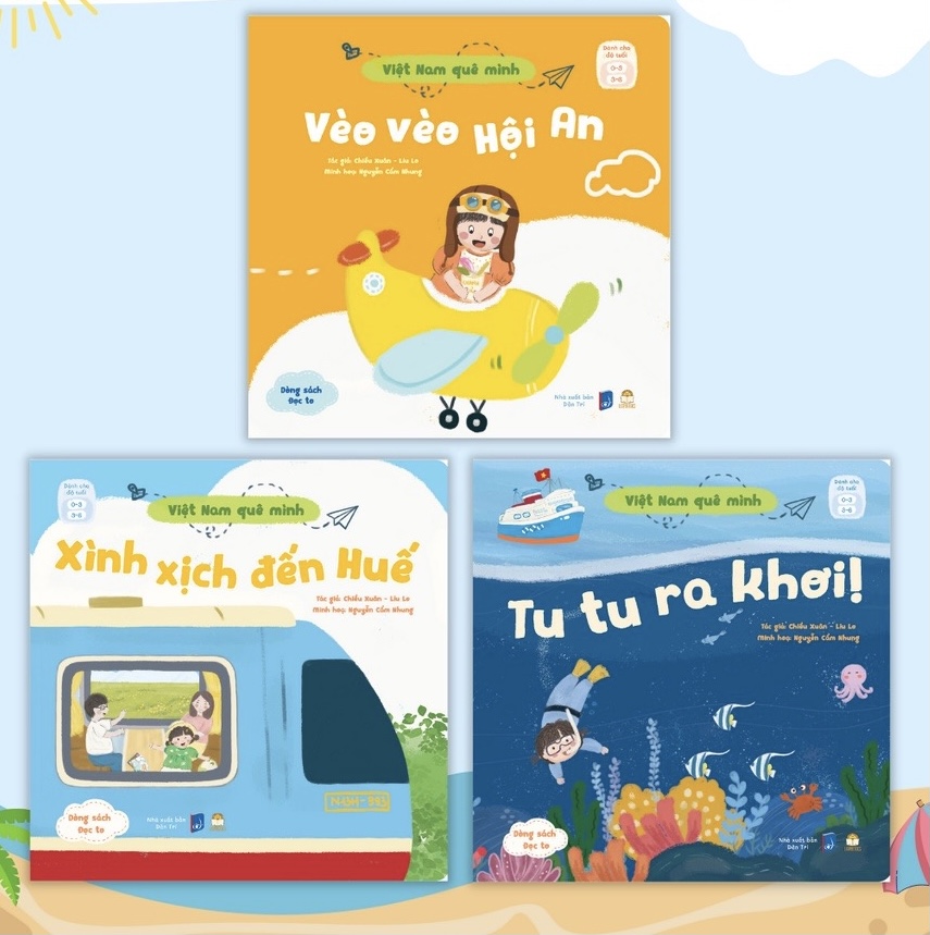 Sách thơ cho bé - Bộ 03 cuốn Việt Nam Quê Mình - Dành cho bé 0-3 tuổi