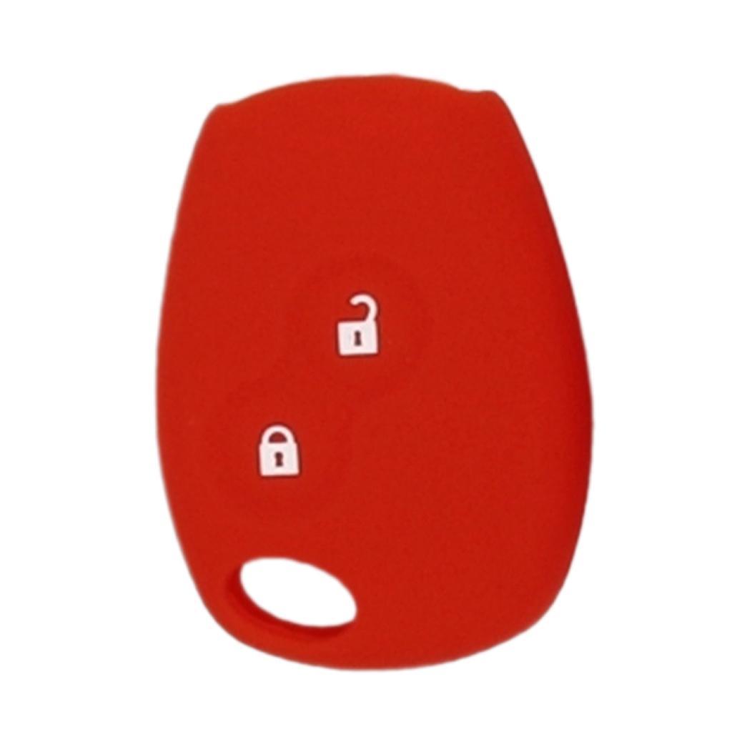 Key Fob 2 Buttons Silicone Protector Cover Case For