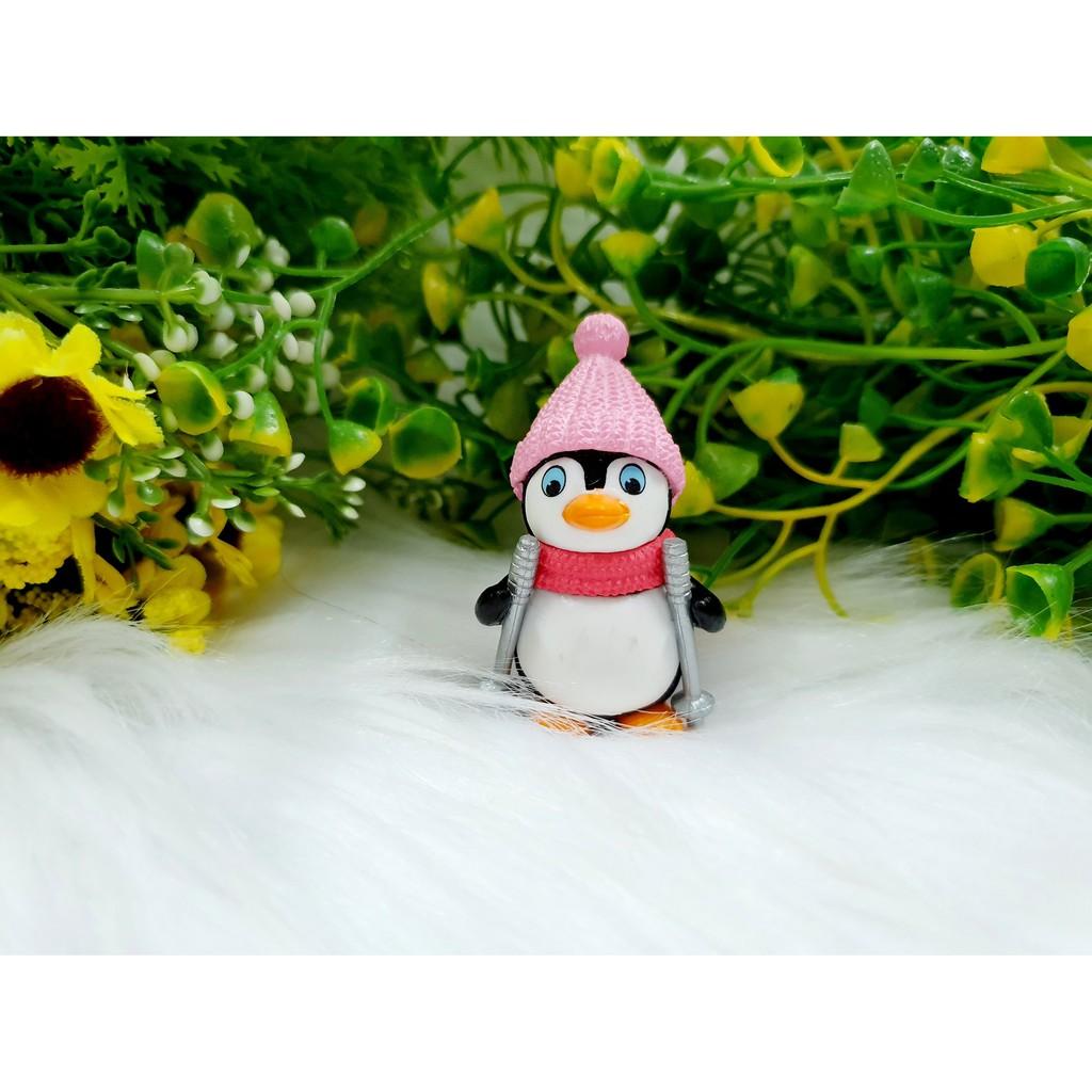 Bộ 4 tượng Gia Đình Chim Cánh Cụt siêu dễ thương