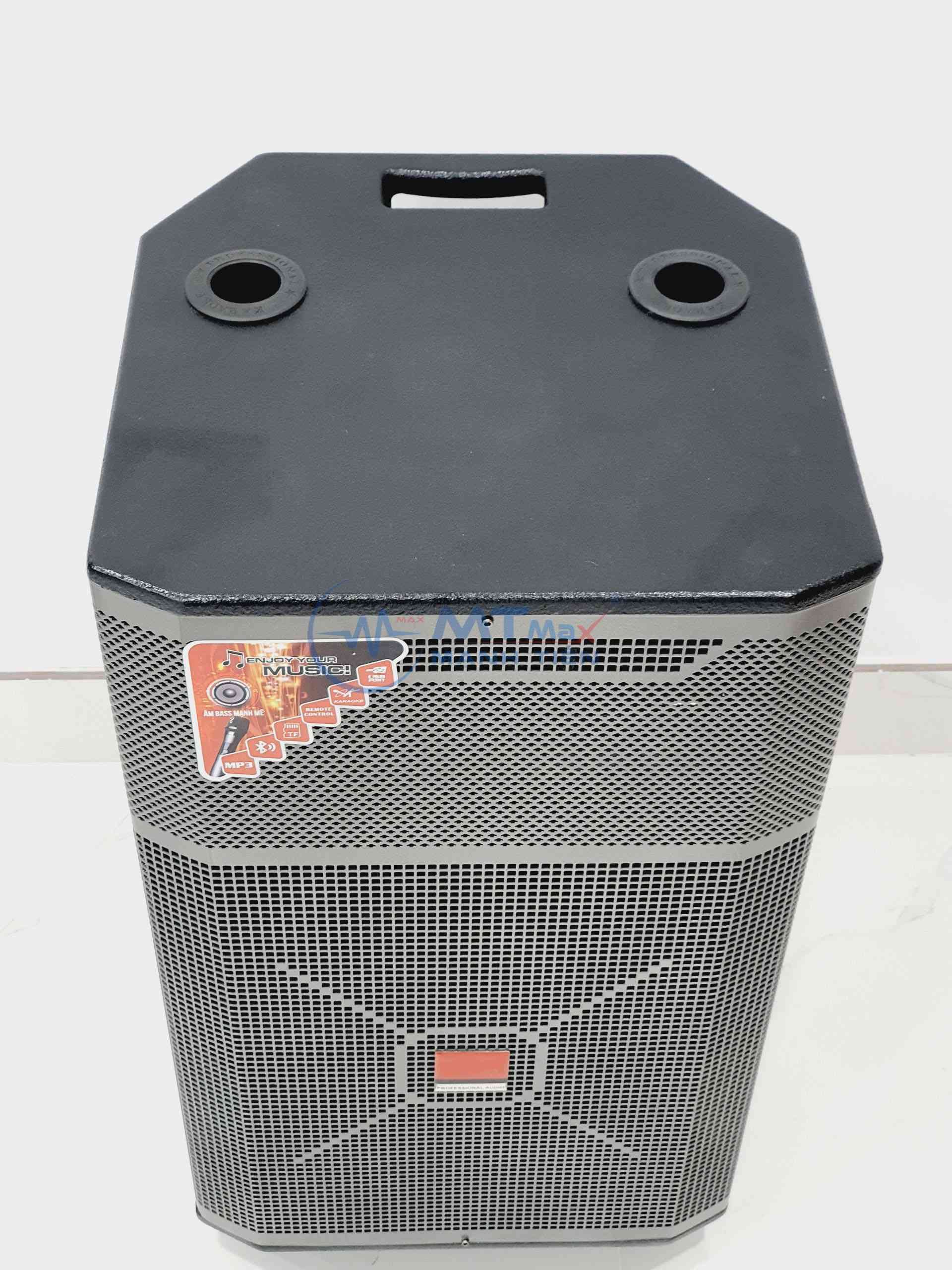 Loa kéo MTMAX BK99 Plus công suất lớn 600w tặng kèm 2 micro 2 đường tiếng bao gồm 1 loa Bass, 1 loa Treble kết nối bluetooth usb aux bông sen