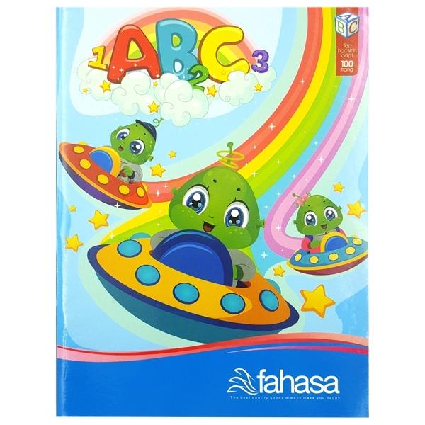 Combo 10 Tập Học Sinh 4 Ô Ly 100 Trang ĐL 120g/m2 - FAHASA - Vũ Trụ Của Em + 1 Bao Tập