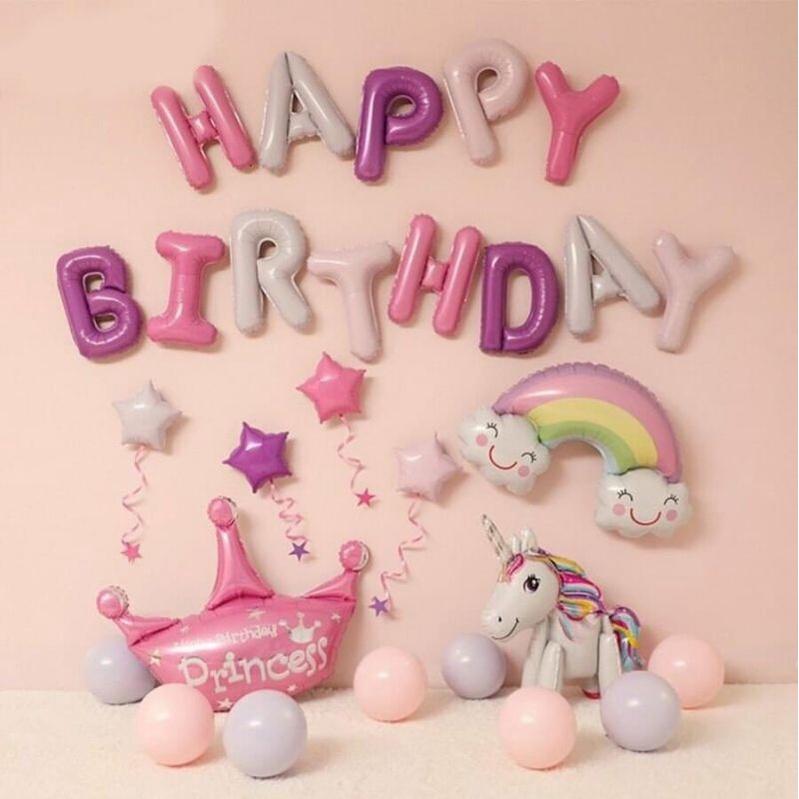 Set Sinh Nhật Ngựa Pony Ngộ Nghĩnh