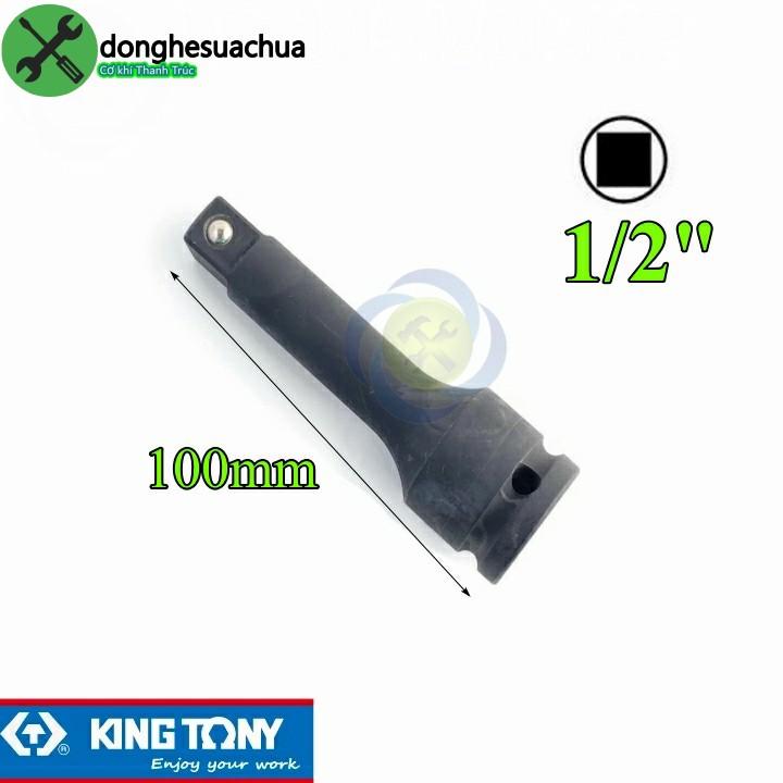 Đầu nối đen 1/2 Kingtony 4260-04P dài 100mm đầu vuông 12.7mm
