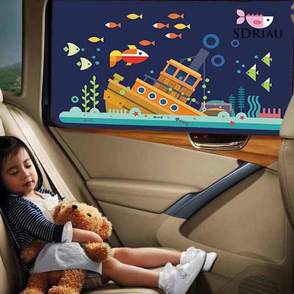 4 Miếng Che Nắng Cửa Sổ Xe Hơi Có Nam Châm