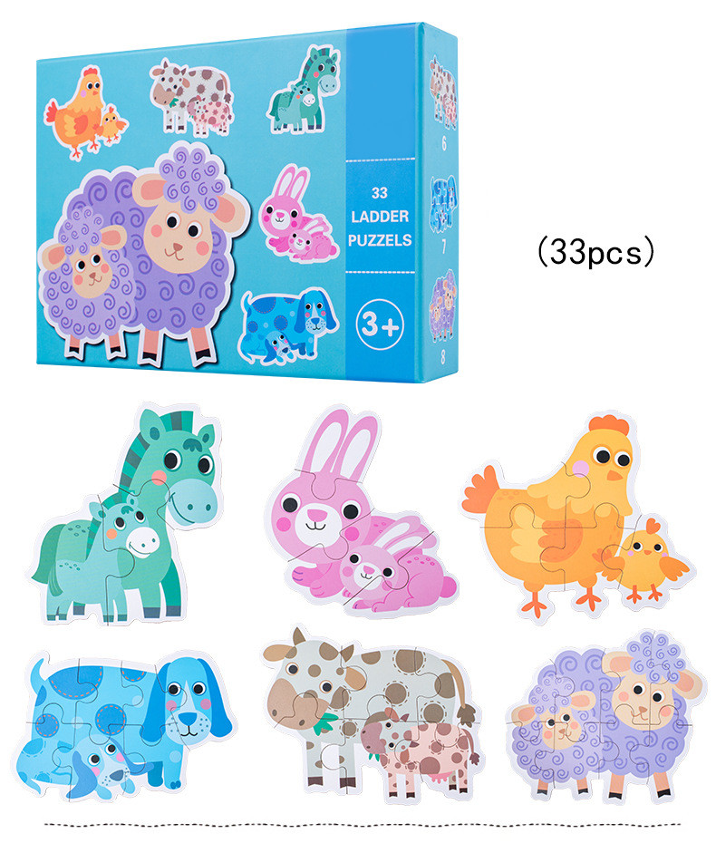 Đồ Chơi Lắp Ghép Cho Bé The Ladder's Puzzle World 33 Chi Tiết