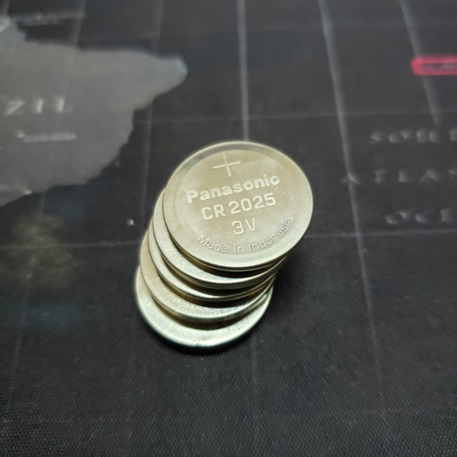 5 Viên Pin CR2025 3V Panasonic Lithium made in Indonesia - Hàng chính hãng