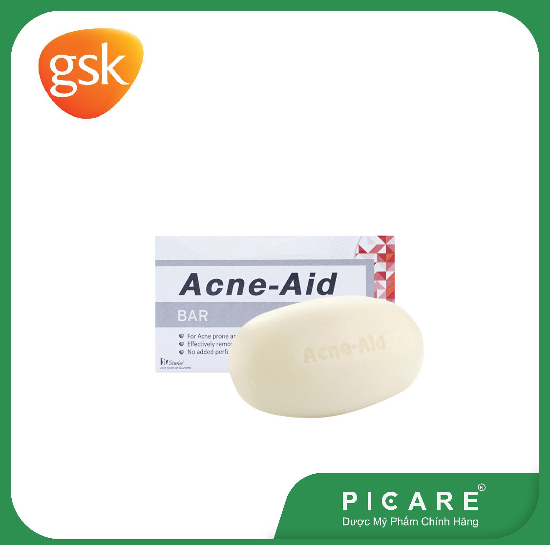 Xà Phòng Rửa Mặt Và Giảm Mụn Acne-Aid Bar 100g