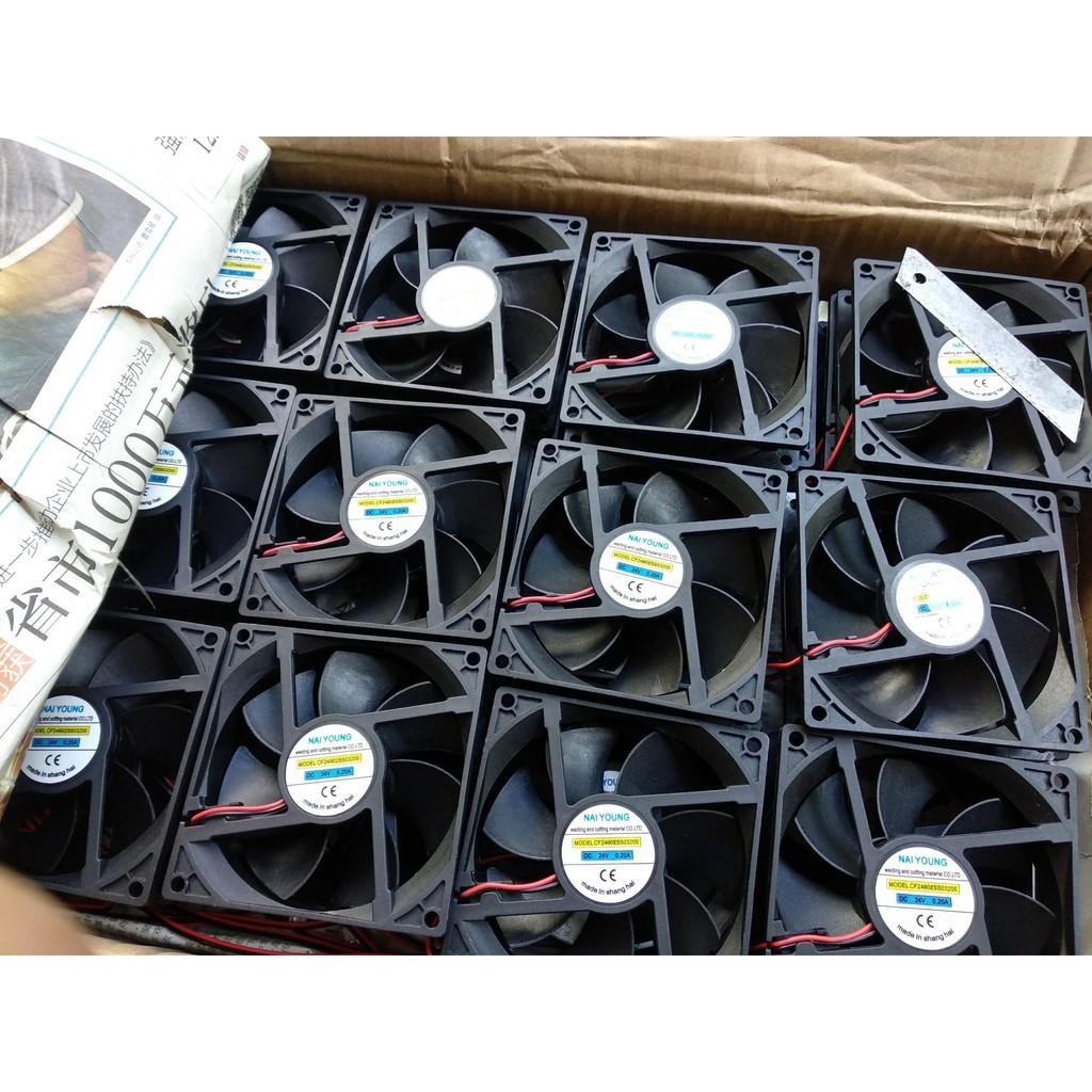Com bo bộ 5 quạt 24v 9x9 tốc độ 4500 vòng/trên phút
