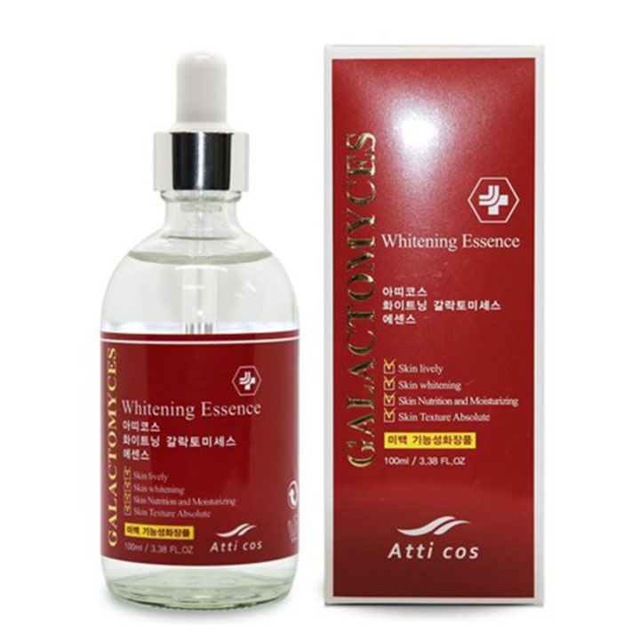 Tinh chất Galactomyces dưỡng da sáng mịn trong mượt Atticos Whitening Galactomyces Essence 100ml xuất xứ Hàn Quốc