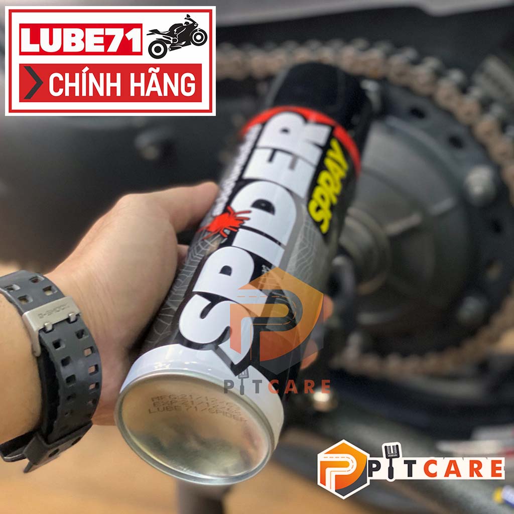 Chai Xịt Bôi Trơn Sên Chống Văng Tơ Nhện Spider Spray 600ml