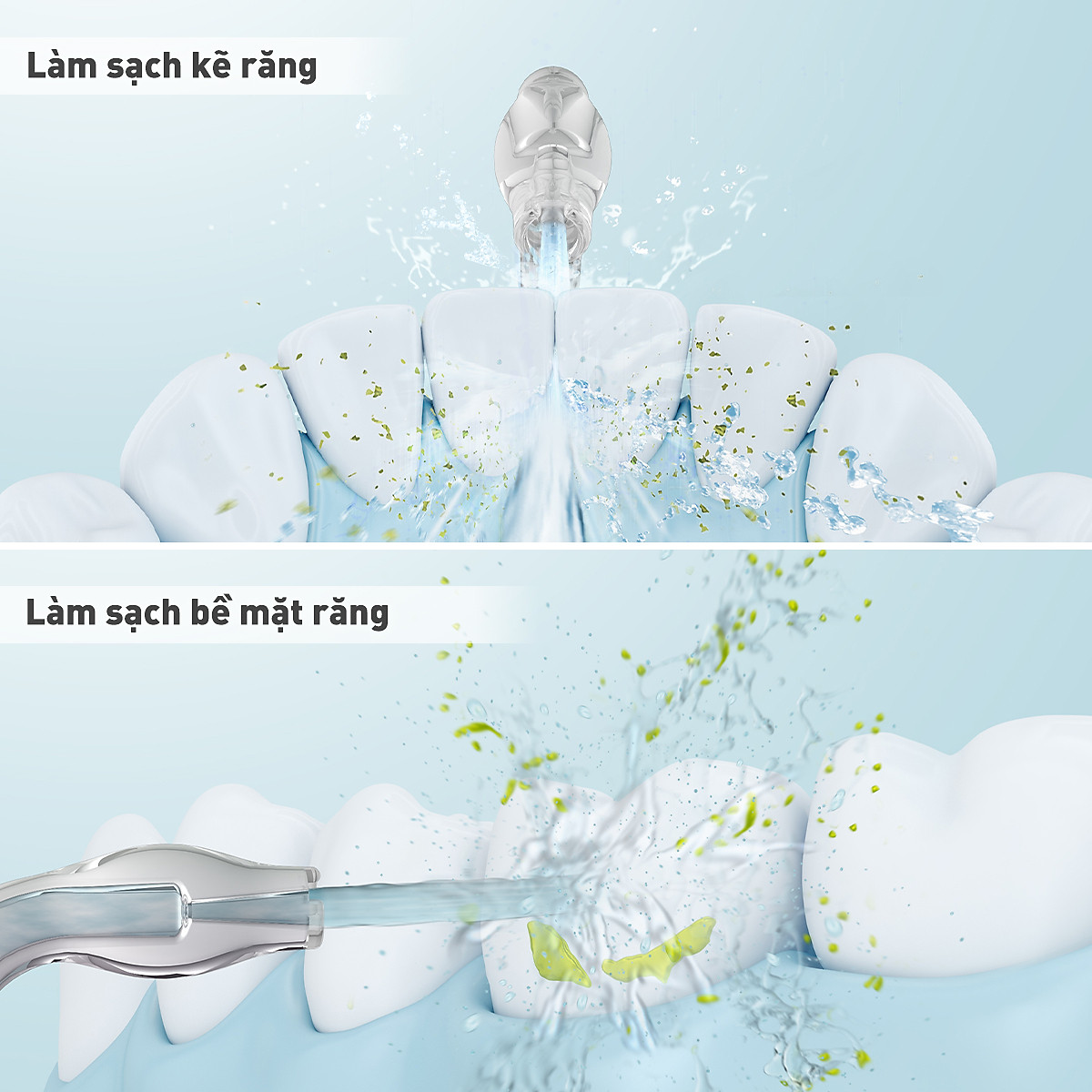 Máy Tăm Nước Gia Đình Panasonic EW1613 đi kèm đầu phun chỉnh nha và công nghệ siêu âm - Hàng Chính Hãng